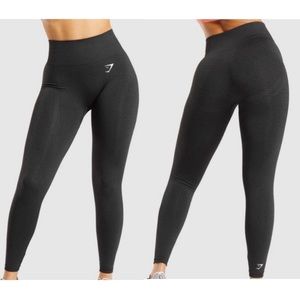 Gymshark Vital Seamless Leggings Black Marl size M